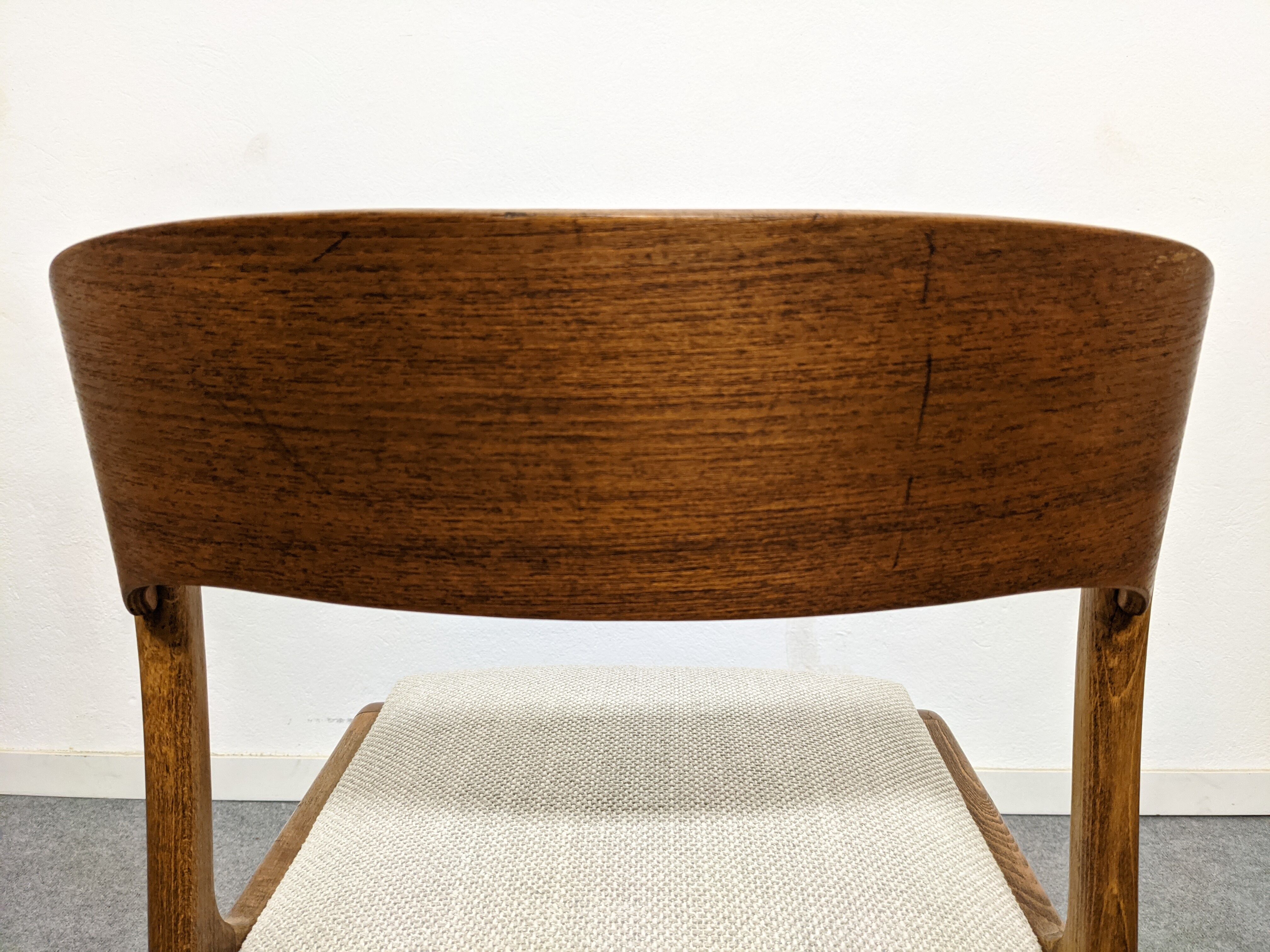 Set of 6 Baumann sleigh chairs from the 60s/70s