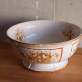 Old earthenware salad bowl