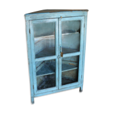 Buffet furniture turquoise blue corner old teak