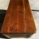 French provincial chest in carved and pegged solid oak, 18th century.