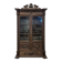 Glass library in Louis XIII style made of oak