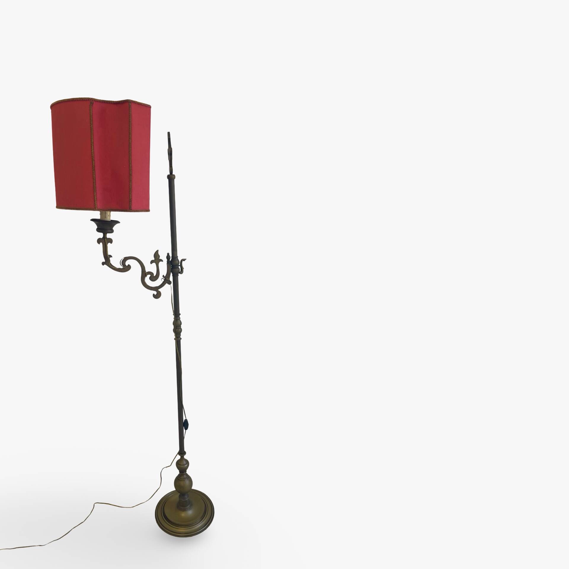 antique Art Nouveau floor lamp
