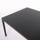 HAY T12 dining table – black linoleum – black aluminium frame