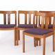 Ensemble de 4 chaises vintage en teck, 1960, par Uldum, Danemark