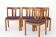 Ensemble de 4 chaises vintage en teck, 1960, par Uldum, Danemark