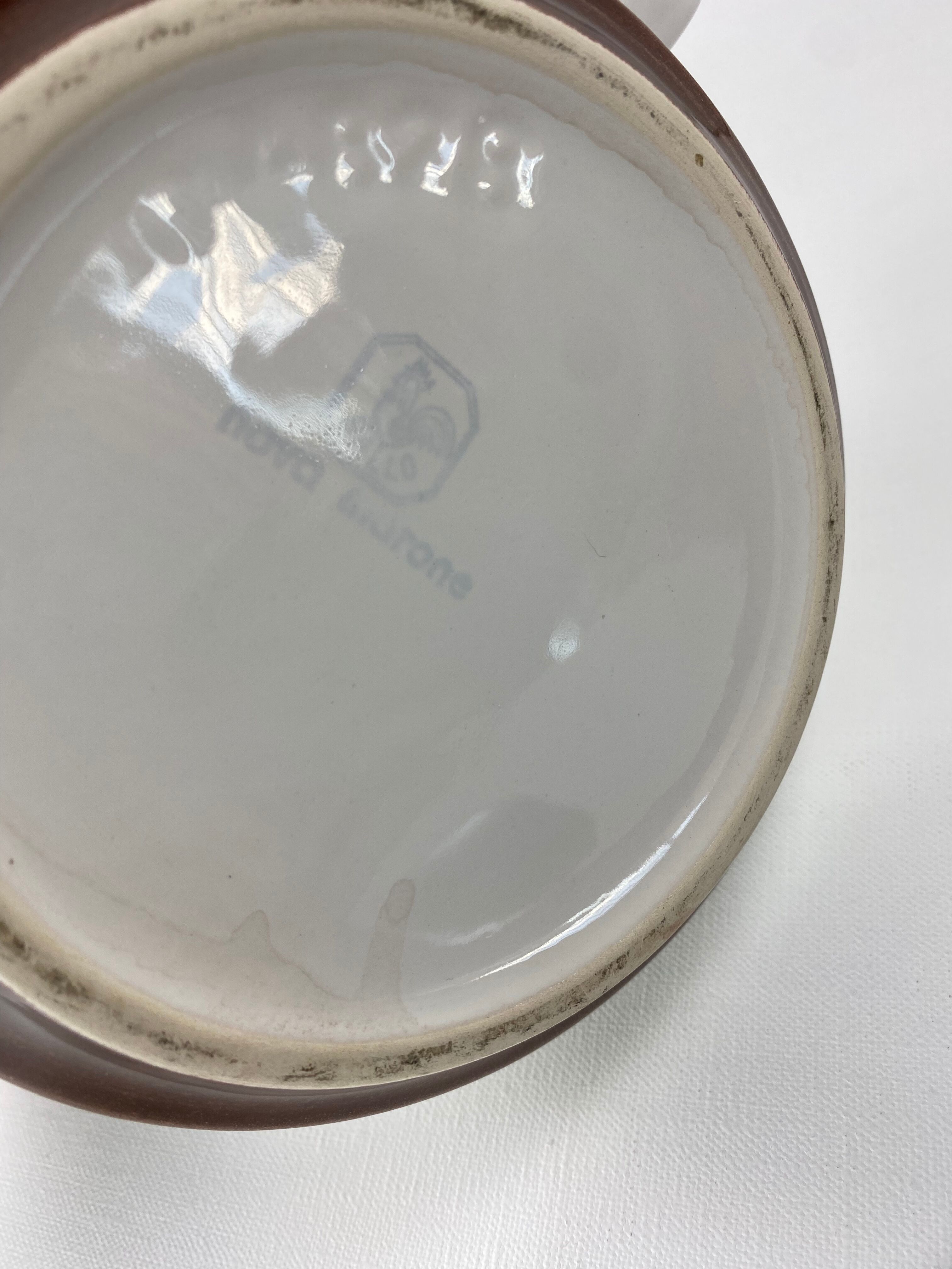 Teapot Coffee maker 1970 signed Gallo Nova Marone