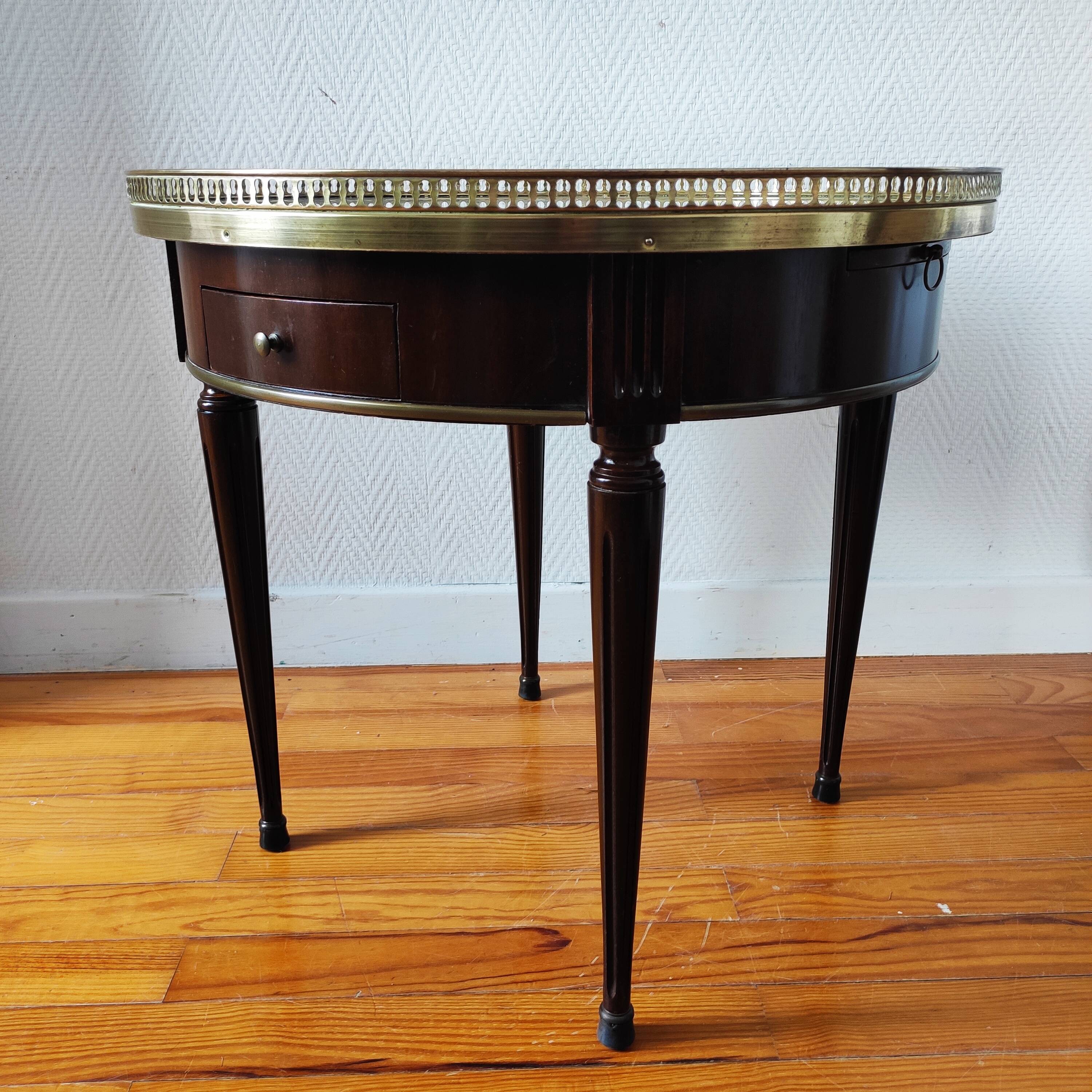 Table bouillotte, milieu XXème