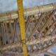 Vintage rattan bench 1960