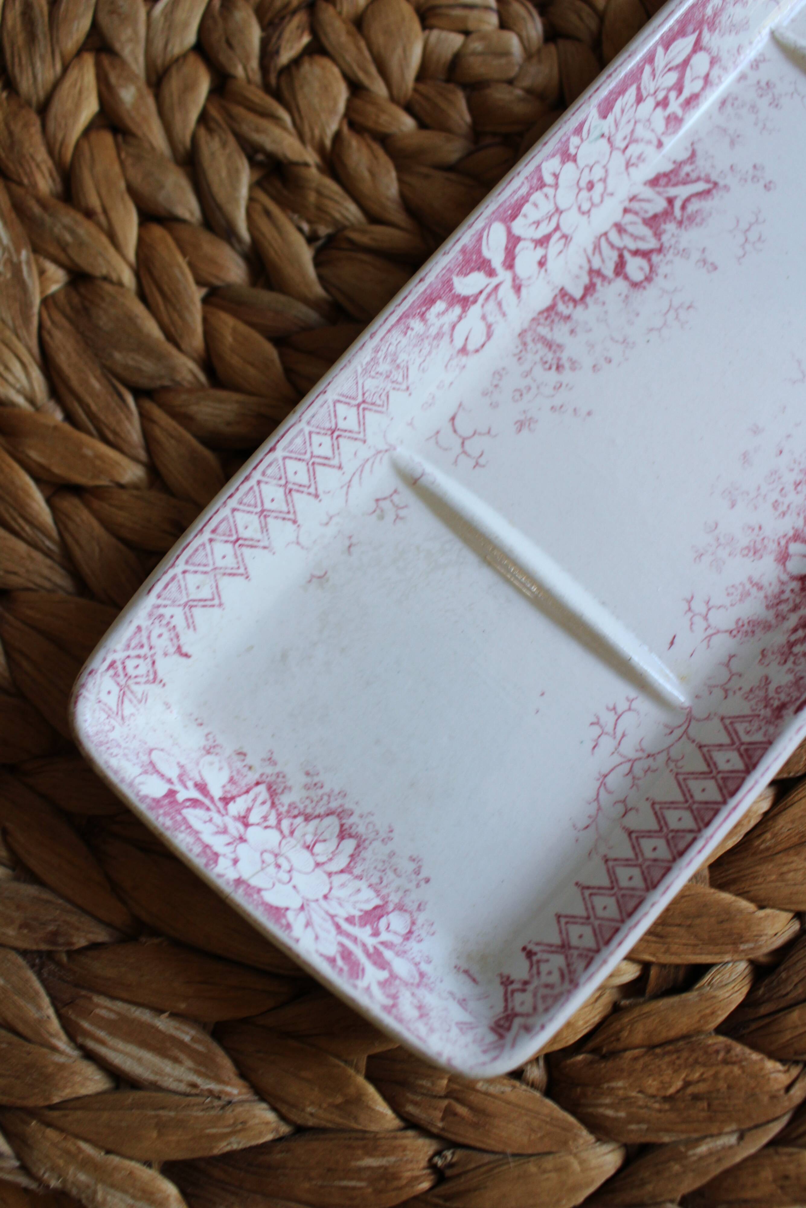 Vide Poche Porte savon rose Jardinière Badonviller