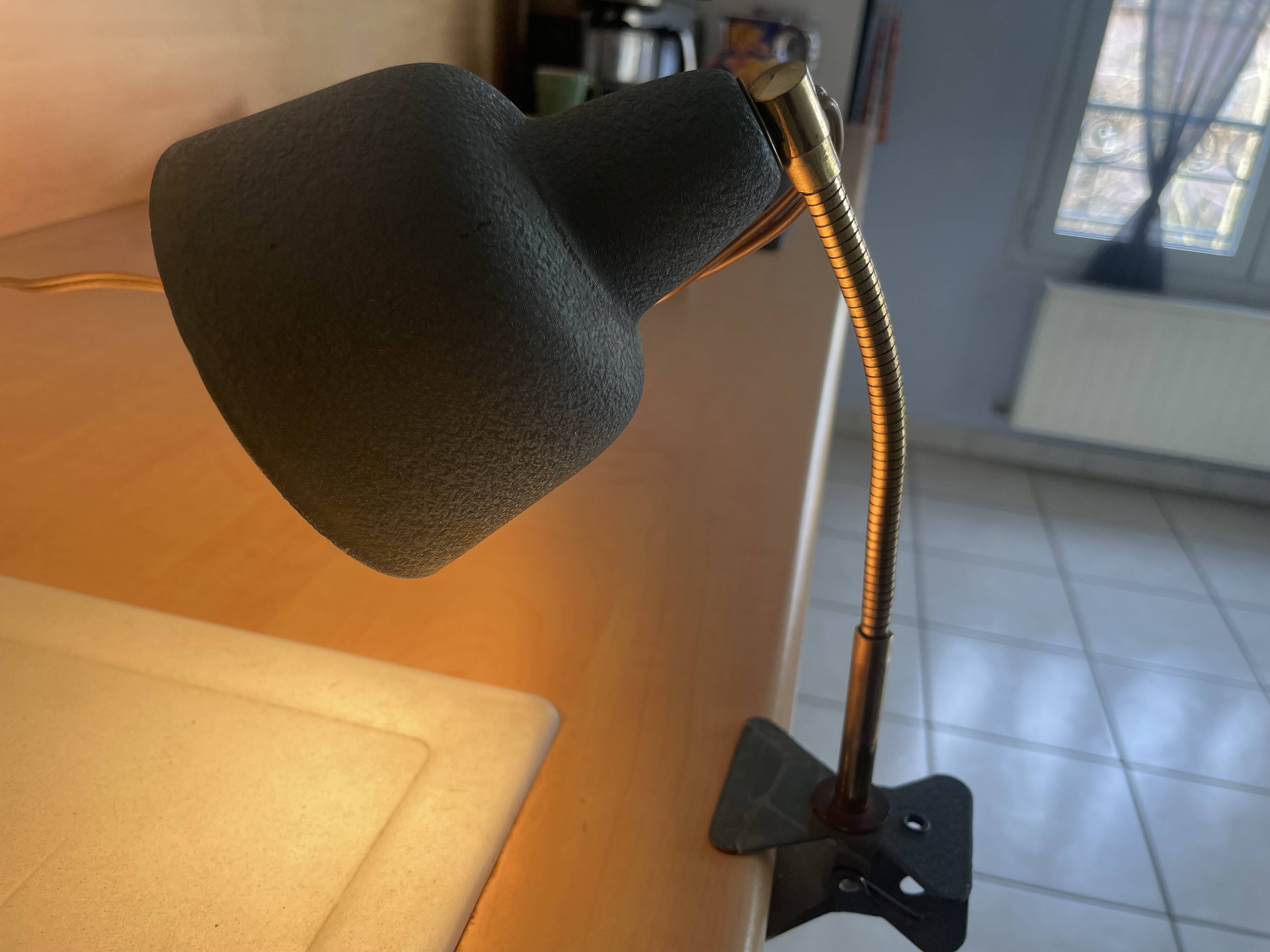 1950s clip lamp