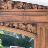 Art Deco wooden mirror