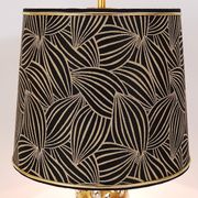 Rupert table lamp by Nikoll mid-century in brass tube and bubble glass, Austria, 1950s.