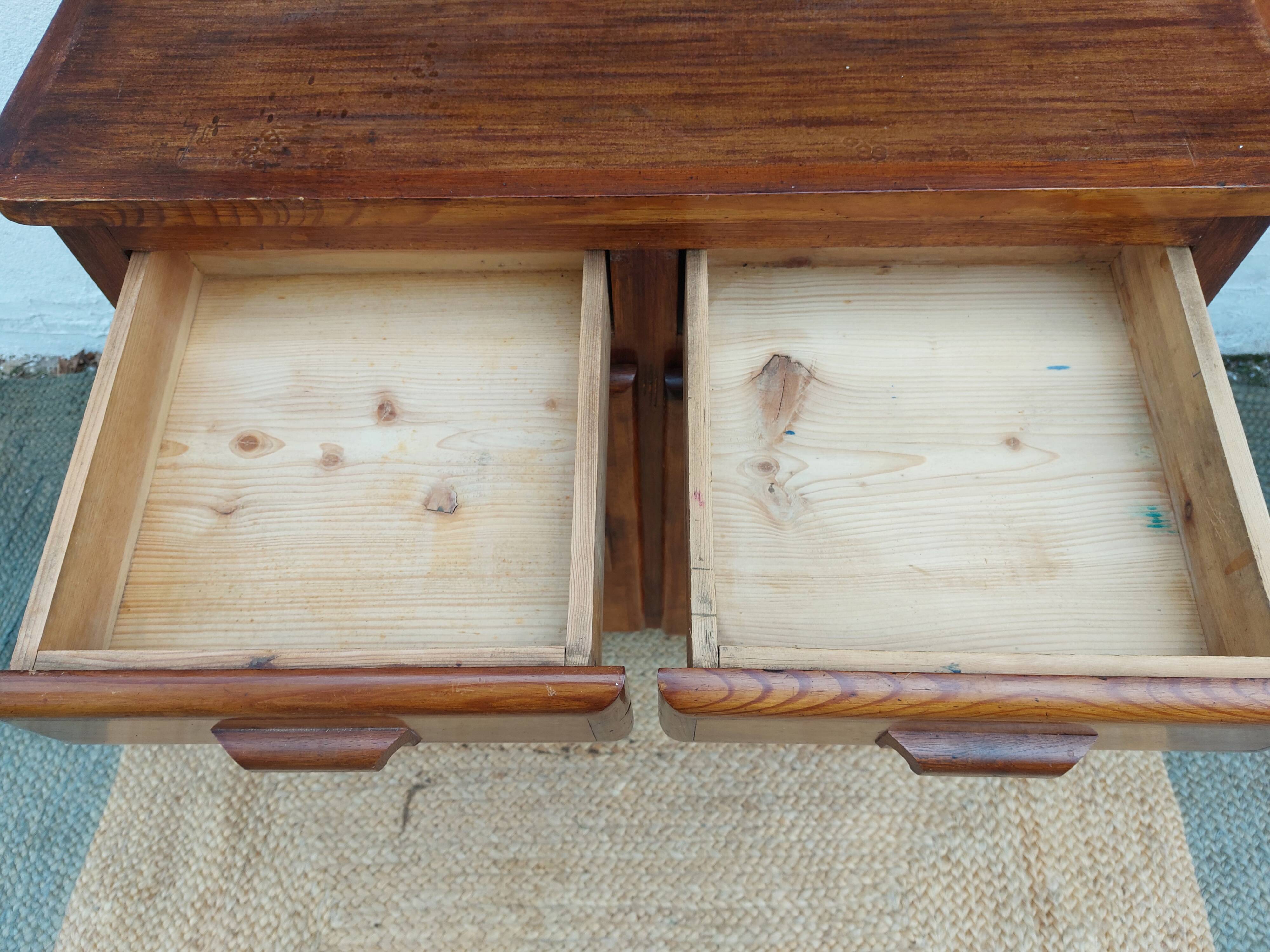 Vintage wooden handle buffet