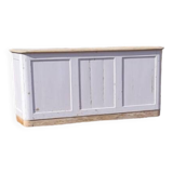 Grey painted fir counter