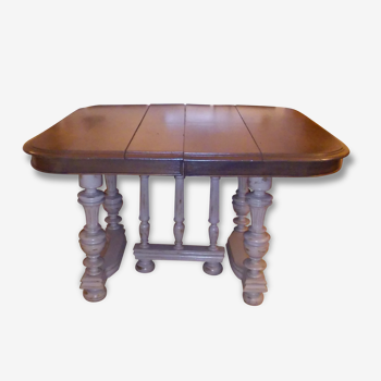 Table en chêne style henri 2