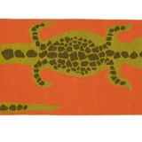 Crocodile runner rug, 180x60 cm