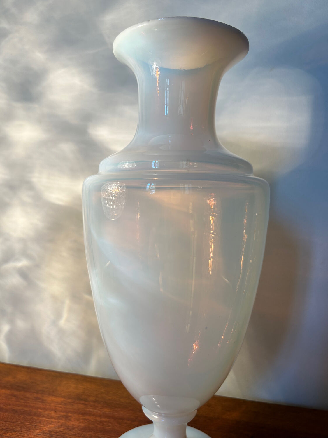 Old Sèvres opaline vase