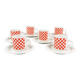 Ensemble de tasses à expresso, Fontebasso Trévise, Italie, années 1970