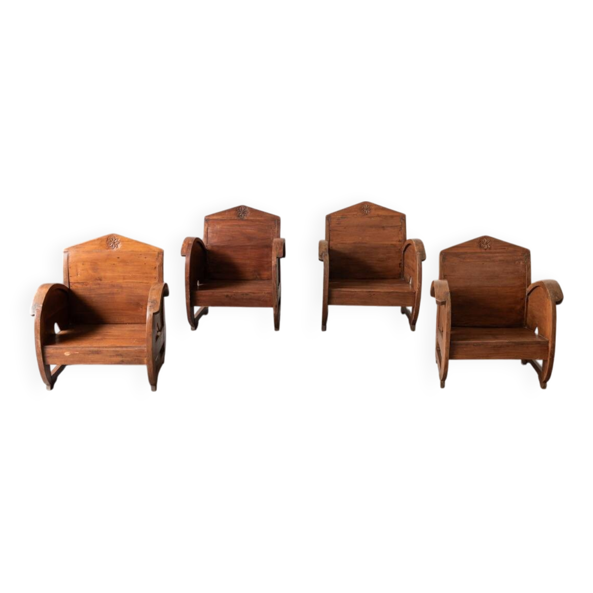 Fireside chairs, Italy, 1960's