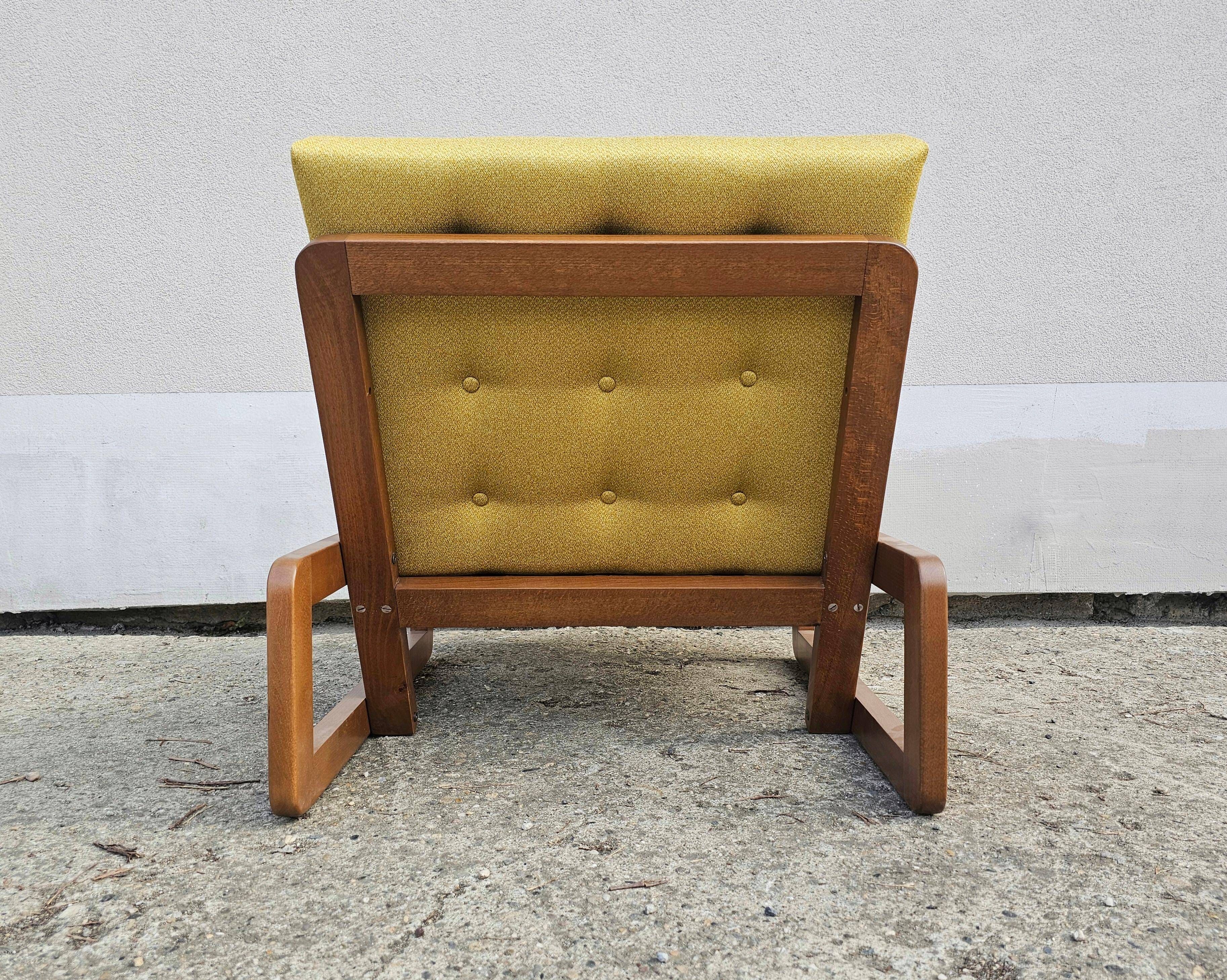 Pair of Mid Century Modern lounge chairs by Branko Ursic for Stol Kamnik.
