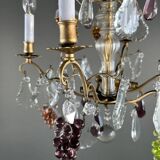 Crystal Chandelier with Tassels, Early 20th Century