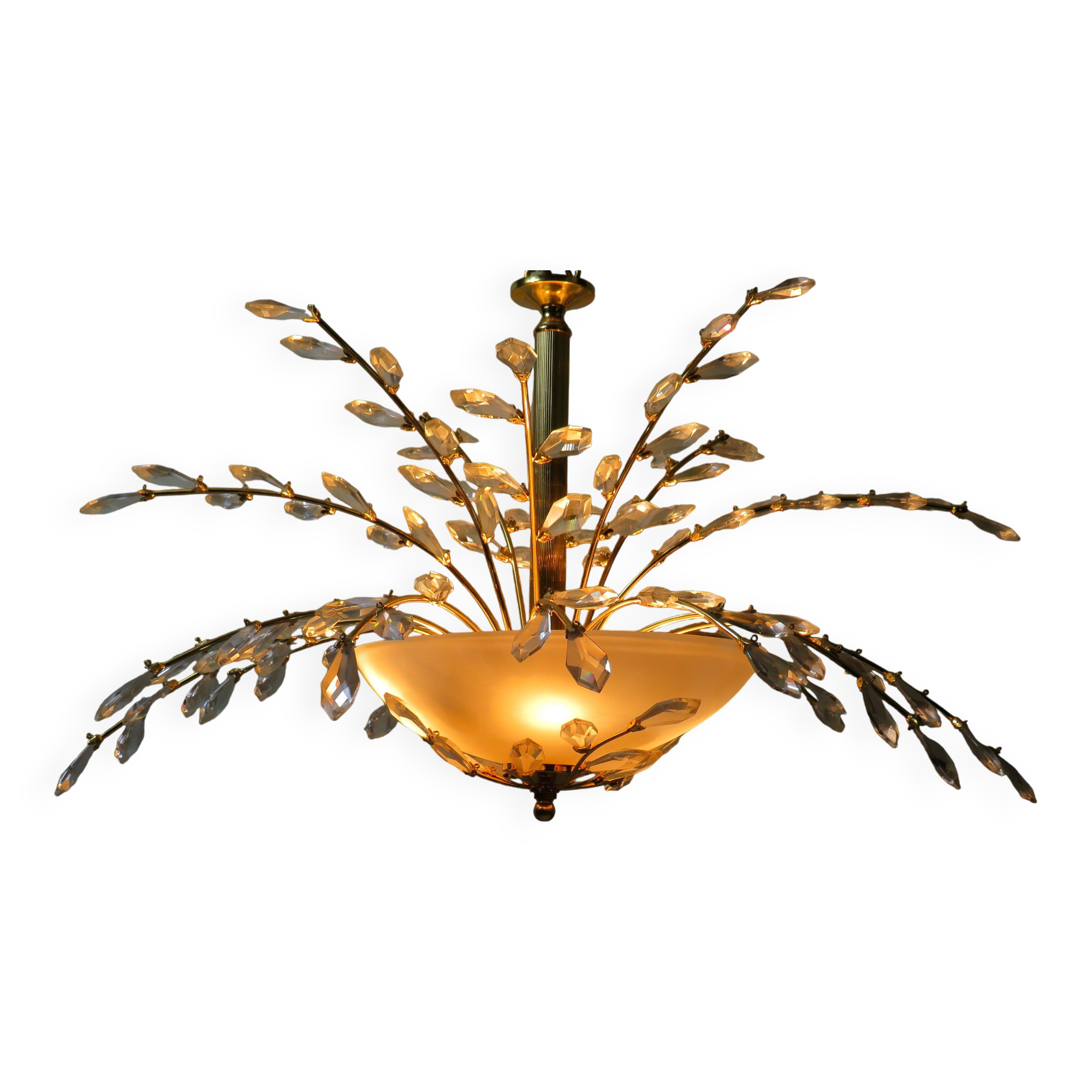 Vintage Hollywood Regency style chandelier