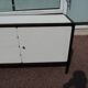 Wooden Sideboard - "Stollenlinie Brasilia" - German - 1960 - White - Black