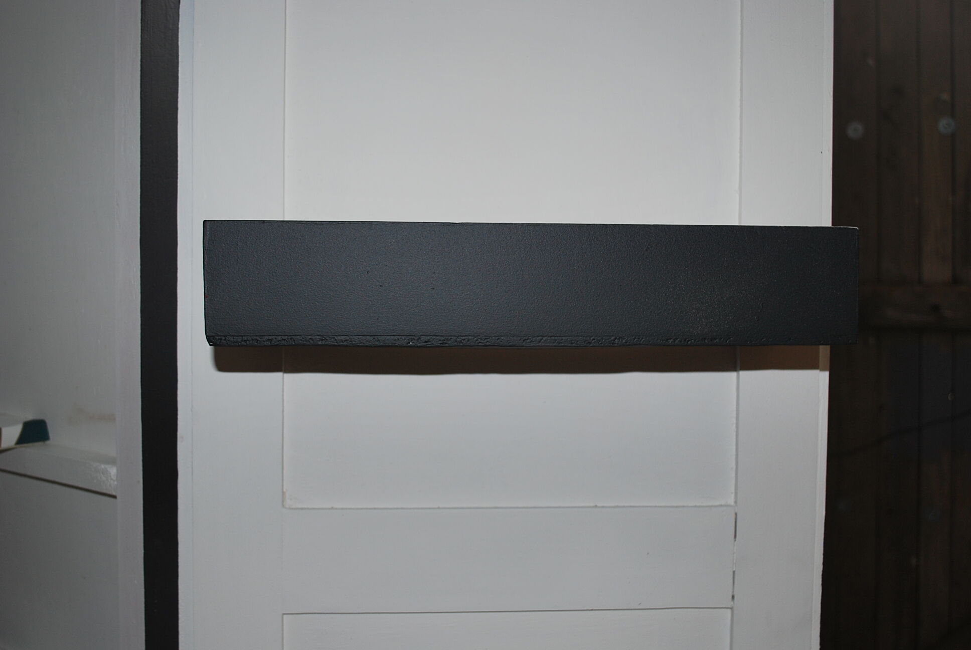 Renovated black parisian wardrobe