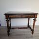 Napoleon nineteenth century desk in solid walnut and mahogany veneer