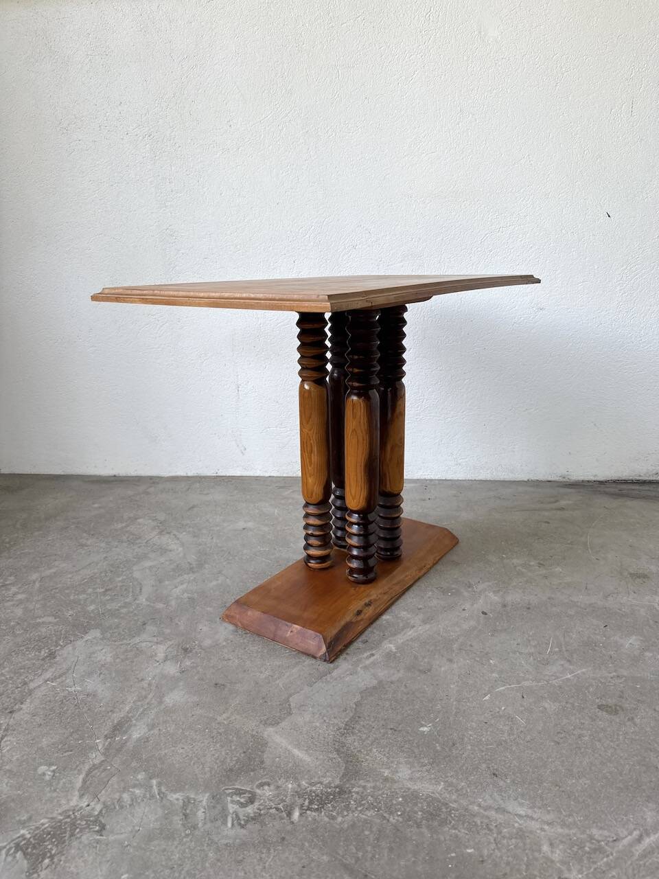Dudouyt Courtray oak art deco console table