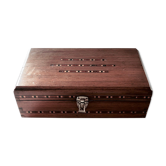 Wooden box with mirror