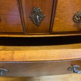 Louis XIV style chest of drawers in cherry, 4 drawers. Perfect condition.