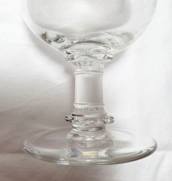 Set de 6 verres estampillés Lalique