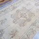 Beige Antique Oushak Area Rug sku v786