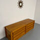Low enfilade Regain in solid elm, French design from the 1970s, vintage.