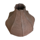 Lampshade in brown fabric