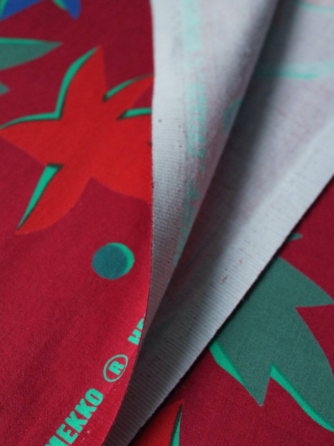 Tissu en coton Heikki Orvola "Calypso" 1,47x1,90m, pour Marimekko, 1987