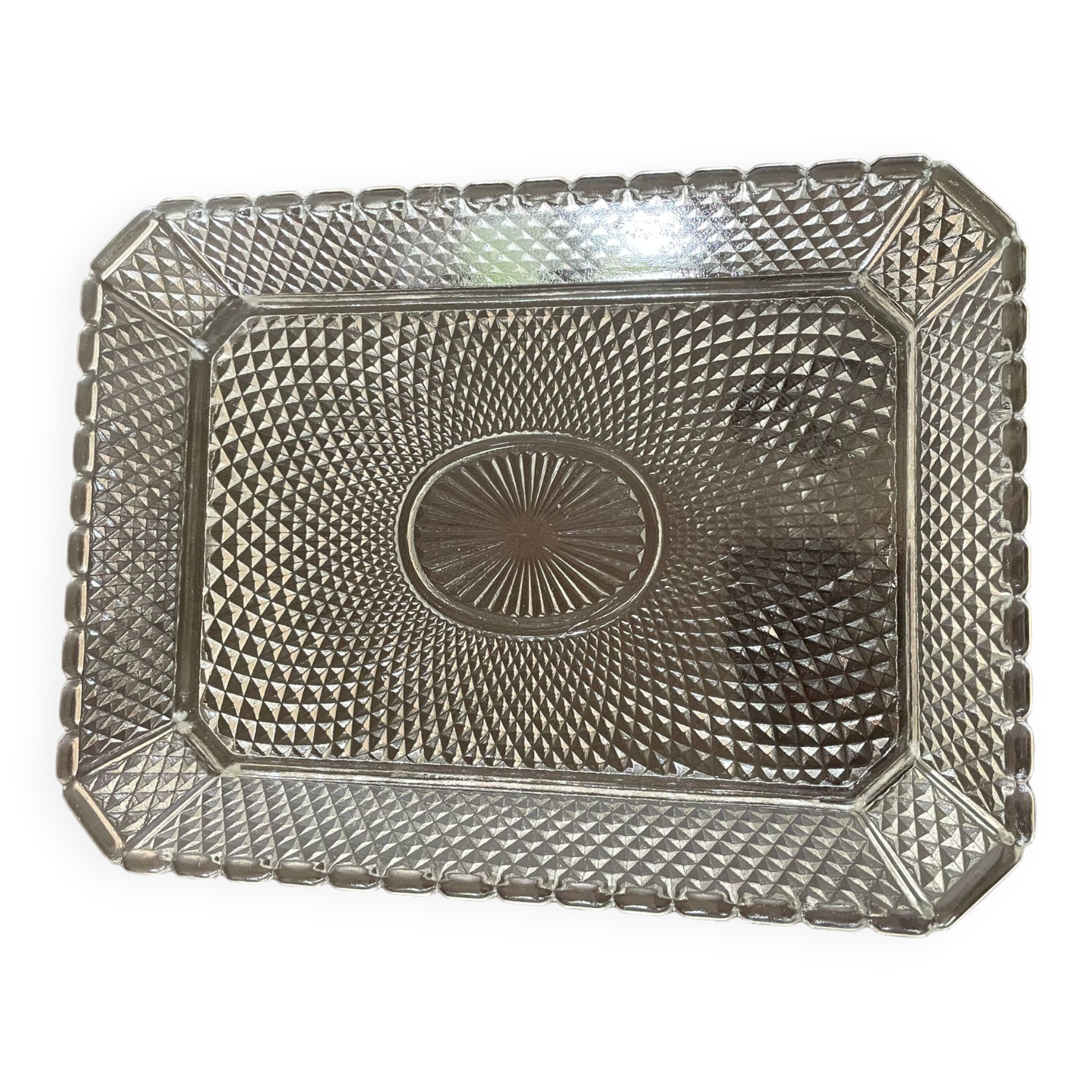 Plateau en pointe de diamant