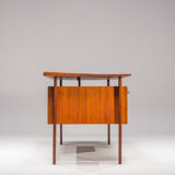 Danish teak desk by peter lovig nielsen for hedensted mobelfabrik, 1960