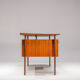 Danish teak desk by peter lovig nielsen for hedensted mobelfabrik, 1960