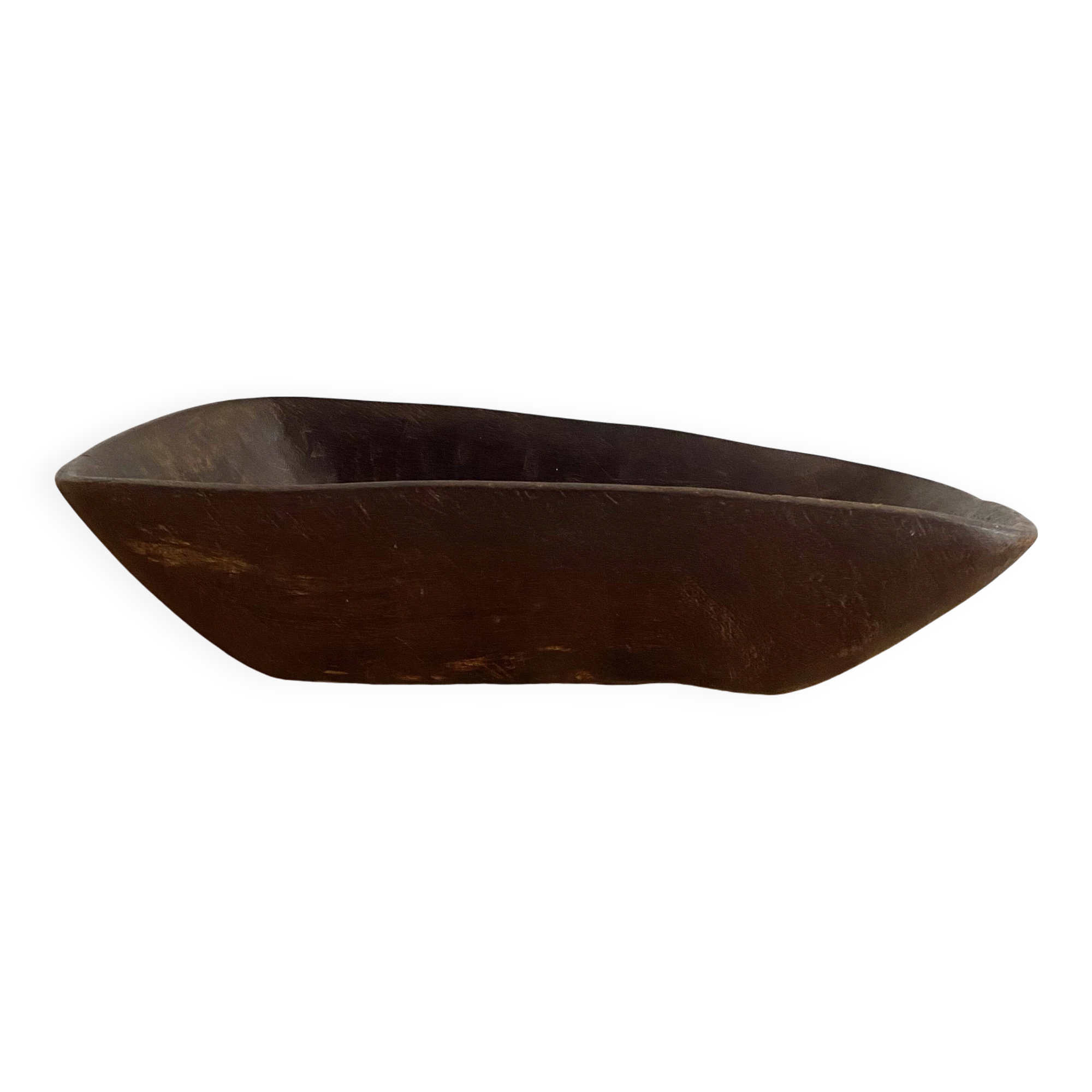 Centre de table, coupe à fruits en bois artisanat Afrique