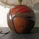 Bedside lamp signed Annick Naudy