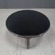 Vintage sculpted steel brutalist coffee table, 1970s