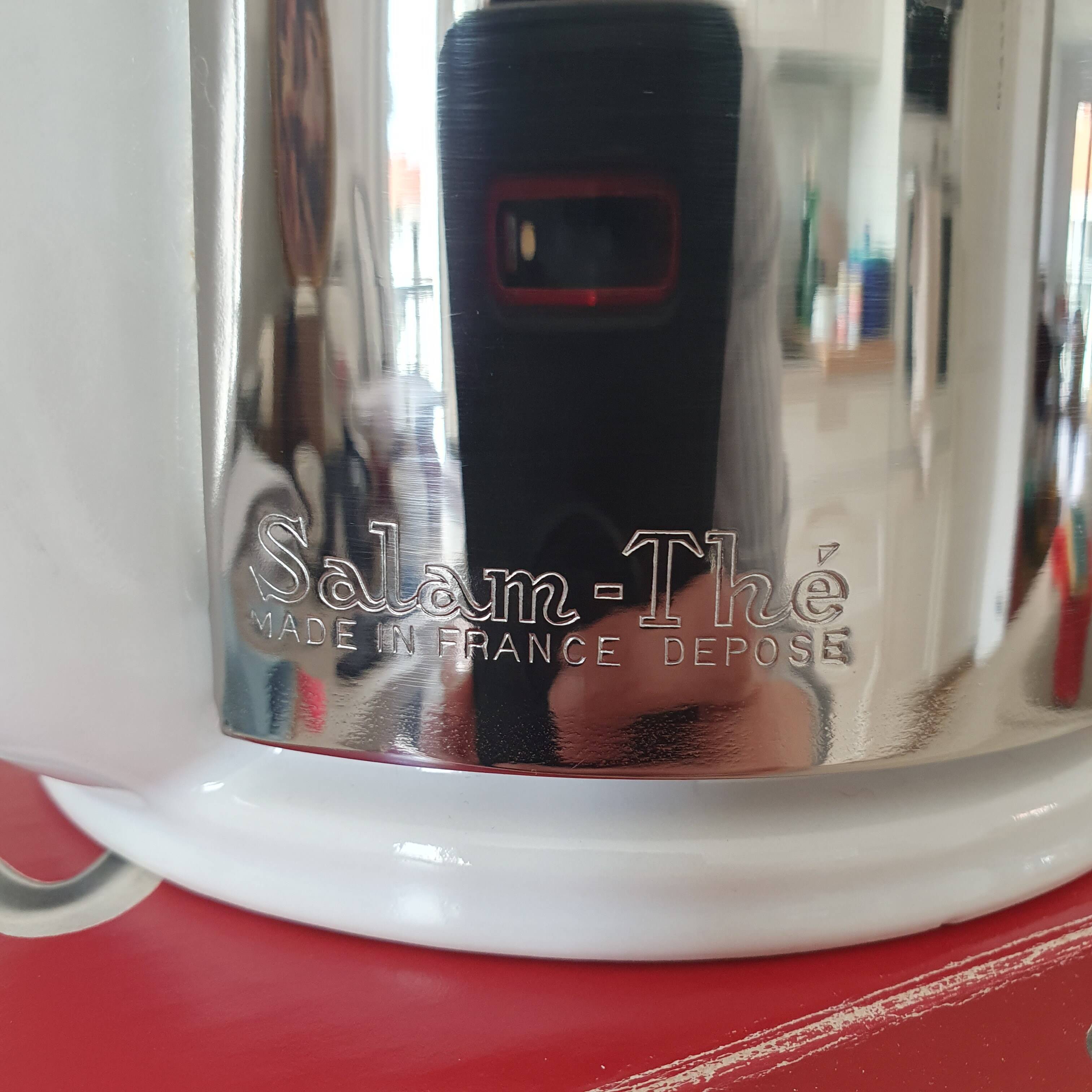 Théière SALAM 4 Tasses Guy Degrenne avec cloche feutrine et filtre