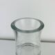 Organic style bamboo glass vase, vintage