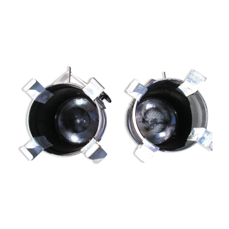 Pair of DTS disco orientable spots