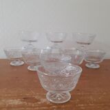 Set of 11 ice cream or fruit salad cups