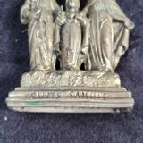 Religious statuette The Holy Family ND of LOURDES early 20th century - In regula
