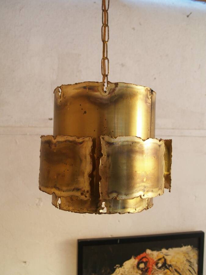 Svend Aage Holm Sorensen Danish brass design lamp