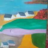 Brittany seaside and landscape painting